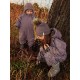Burlwood Flint 52 - Caciula copii lana merinos tricotata captusita fleece - En Fant