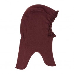 Vineyard Wine 1/2 ani - Cagula calduroasa copii, lana merinos tricotata, captusita cu bumbac - En Fant Vineyard Wine 1/2 ani - Cagula calduroasa copii, lana merinos tricotata, captusita cu bumbac - En Fant