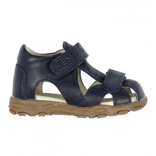 Uranus Navy 24 - Sandale din piele cu inchidere velcro pentru copii - En Fant Uranus Navy 24 - Sandale din piele cu inchidere velcro pentru copii - En Fant