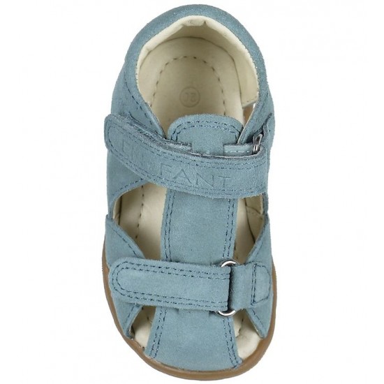 Uranus Petrol Suede 24 - Sandale din piele cu inchidere velcro pentru copii - En Fant Uranus Petrol Suede 24 - Sandale din piele cu inchidere velcro pentru copii - En Fant