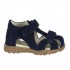 Uranus Navy Suede 22 - Sandale din piele cu inchidere velcro pentru copii - En Fant