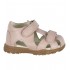 Uranus Light Rose 24 - Sandale din piele cu inchidere velcro pentru copii - En Fant
