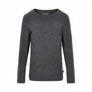 Dark Grey Melange 116 - Bluza fina de corp din bambus - Minymo Dark Grey Melange 116 - Bluza fina de corp din bambus - Minymo