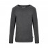 Dark Grey Melange 116 - Bluza fina de corp din bambus  - Minymo