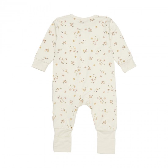 Veiled Rose 80 - Salopeta extrafina din bambus cu fermoar pentru bebelusi - Minymo Veiled Rose 80 - Salopeta extrafina din bambus cu fermoar pentru bebelusi - Minymo