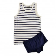 White 104 - Set lenjerie de corp din bambus pentru fete - Minymo White 104 - Set lenjerie de corp din bambus pentru fete - Minymo