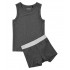 Dark Grey Melange 92 - Set lenjerie de corp din bambus  - Minymo