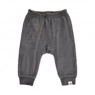 Asphalt 60 - Pantaloni salvari din lana merinos si bambus - CeLaVi 