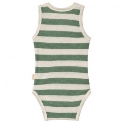 Elm Green 90 - Body-maieu summertime din amestec bambus si lana merinos 