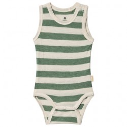 Elm Green 90 - Body-maieu summertime din amestec bambus si lana merinos 