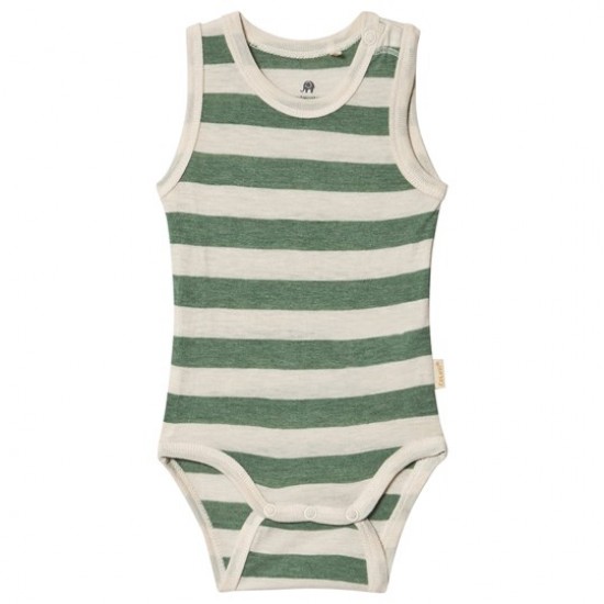 Elm Green 90 - Body-maieu summertime din amestec bambus si lana merinos Elm Green 90 - Body-maieu summertime din amestec bambus si lana merinos