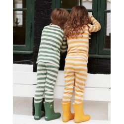 Mineral Yellow 80 - Pantaloni amestec bambus si lana merinos - CeLaVi 