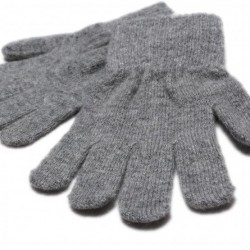 Misty Rose/Grey 3/6 ani - Set 2 manusi tricotate cu lana merinos - CeLaVi 