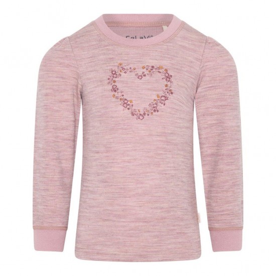 Deauville Mauve 100 - Bluza din lana merinos si bambus - Celavi Deauville Mauve 100 - Bluza din lana merinos si bambus - Celavi