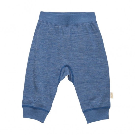 China Blue 100 - Pantaloni salvari din lana merinos si bambus - CeLaVi China Blue 100 - Pantaloni salvari din lana merinos si bambus - CeLaVi