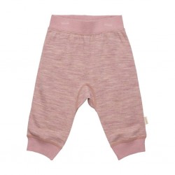 Deauville Mauve 80 - Pantaloni salvari din lana merinos si bambus - CeLaVi 