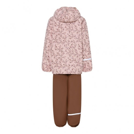 Winter Blossom 140 - Set jacheta+pantaloni impermeabil cu fleece, pentru vreme rece, ploaie si vant - CeLaVi Winter Blossom 140 - Set jacheta+pantaloni impermeabil cu fleece, pentru vreme rece, ploaie si vant - CeLaVi