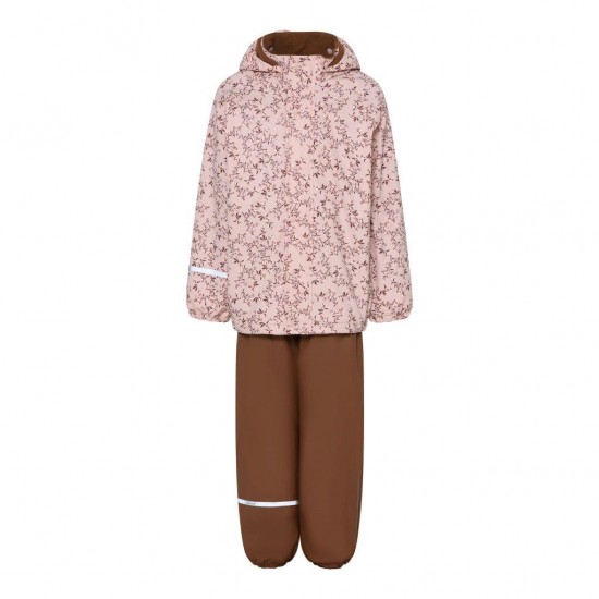 Winter Blossom 140 - Set jacheta+pantaloni impermeabil cu fleece, pentru vreme rece, ploaie si vant - CeLaVi Winter Blossom 140 - Set jacheta+pantaloni impermeabil cu fleece, pentru vreme rece, ploaie si vant - CeLaVi