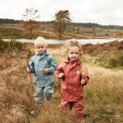 Smoke Blue 100 - Set jacheta+pantaloni ploaie si windstopper - CeLaVi 