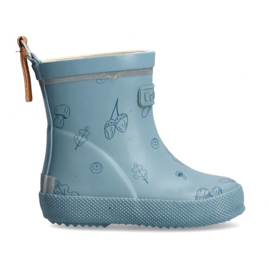 Woodland Blue 22 - Cizme de ploaie din cauciuc natural cu bumbac - CeLaVi Woodland Blue 22 - Cizme de ploaie din cauciuc natural cu bumbac - CeLaVi