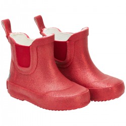 Glitter Baked Apple - Cizme scurte de ploaie din cauciuc natural 24 - Celavi