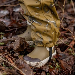 Nutria 21 - Cizme scurte din cauciuc cu captuseala pentru vreme rece