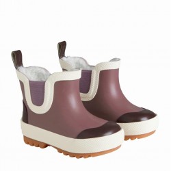 Moonscape 23 - Cizme scurte din cauciuc cu captuseala pentru vreme rece