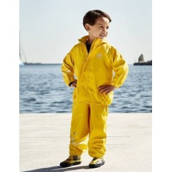 Sunny Yellow 80 - Set jacheta+pantaloni ploaie si windstopper - CeLaVi Sunny Yellow 80 - Set jacheta+pantaloni ploaie si windstopper - CeLaVi