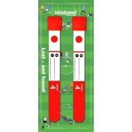 Japonia - set 2 bratari - Bratara reutilizabila de identificare pentru copii Infoband Japonia - set 2 bratari - Bratara reutilizabila de identificare pentru copii Infoband