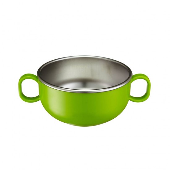 Bol mic de invatare cu manere - Din Din Smart Starter Bowl - Innobaby - Green Bol mic de invatare cu manere - Din Din Smart Starter Bowl - Innobaby - Green