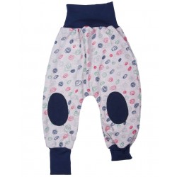 Scribble 50/56 - Pantaloni Salvari Joga subtiri din bumbac organic - Iobio 