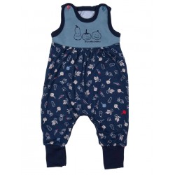 Cipollino Blue 50/56 - Romper din bumbac organic - Iobio Cipollino Blue 50/56 - Romper din bumbac organic - Iobio