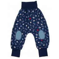 Cipollino Blue 62/64 - Pantaloni Salvari Joga din bumbac organic - Iobio  Cipollino Blue 62/64 - Pantaloni Salvari Joga din bumbac organic - Iobio