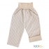 Palermo Karo Sand Blue 62/68 - Pantaloni Salvari din bumbac organic - Iobio 