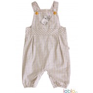 Farmer Karo Sand Blue 74/80 - Salopeta din bumbac organic - Iobio Farmer Karo Sand Blue 74/80 - Salopeta din bumbac organic - Iobio