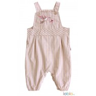 Farmer Karo Sand Rose 74/80 - Salopeta din bumbac organic - Iobio Farmer Karo Sand Rose 74/80 - Salopeta din bumbac organic - Iobio