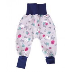 Foggy Town 74/80 - Pantaloni Salvari Joga subtiri din bumbac organic - Iobio 