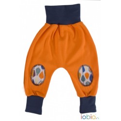 Orange Melange 62/68 - Pantaloni Salvari Joga din bumbac organic - Iobio  Orange Melange 62/68 - Pantaloni Salvari Joga din bumbac organic - Iobio