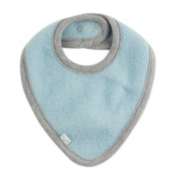 Bandana groasa din lana merinos organica fleece reglabila cu capse - Iobio - Celestial Blue Bandana groasa din lana merinos organica fleece reglabila cu capse - Iobio - Celestial Blue