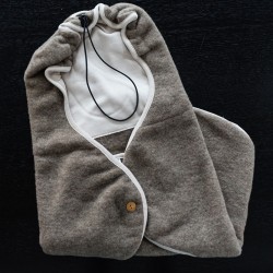 Husa scaun auto Iobio-wool fleece-Light Grey Husa scaun auto Iobio-wool fleece-Light Grey