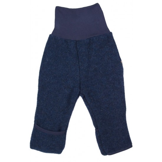 Sapphire 50/56 - Pantaloni din lana merinos organica - wool fleece - Iobio 
