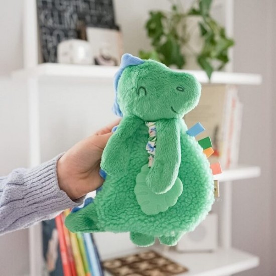 Lovey Dino - Plus senzorial pentru dentitie - Itzy Ritzy  Lovey Dino - Plus senzorial pentru dentitie - Itzy Ritzy