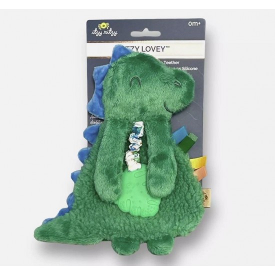 Lovey Dino - Plus senzorial pentru dentitie - Itzy Ritzy  Lovey Dino - Plus senzorial pentru dentitie - Itzy Ritzy