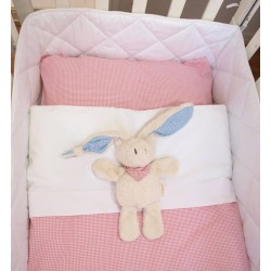 Jucarie textila din bumbac organic - Keptin Jr - Tjumm Pink Shawl Jucarie textila din bumbac organic - Keptin Jr - Tjumm Pink Shawl