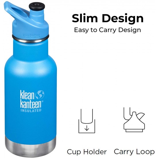 Kid Classic Narrow Safari - Termos din otel inoxidabil 355 ml cu capac sport - Klean Kanteen Kid Classic Narrow Safari - Termos din otel inoxidabil 355 ml cu capac sport - Klean Kanteen