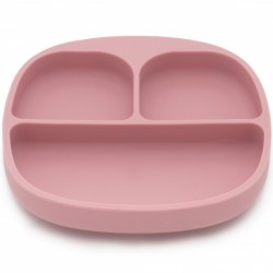 Set de masa silicon Blush - farfurie compartimentata cu ventuza si lingurita  Set de masa silicon Blush - farfurie compartimentata cu ventuza si lingurita