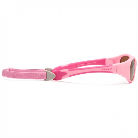 Flex 3/6 ani - Pink Sorbet - Ochelari de soare pentru copii - Koolsun Flex 3/6 ani - Pink Sorbet - Ochelari de soare pentru copii - Koolsun