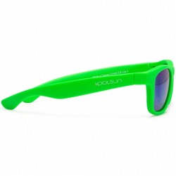 Wave 3/10 ani - Neon Green - Ochelari de soare pentru copii -  Koolsun