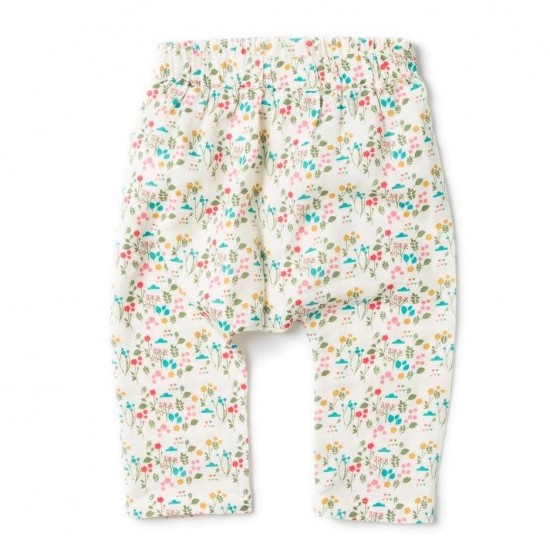 Pantaloni muselina din bumbac organic - Little Green Radicals - Botanical Jelly Bean 5/6 ani Pantaloni muselina din bumbac organic - Little Green Radicals - Botanical Jelly Bean 5/6 ani