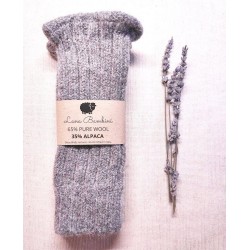 Mansete Oria pentru adulti - lana+baby alpaca - Lana Bambini - Grey Mansete Oria pentru adulti - lana+baby alpaca - Lana Bambini - Grey